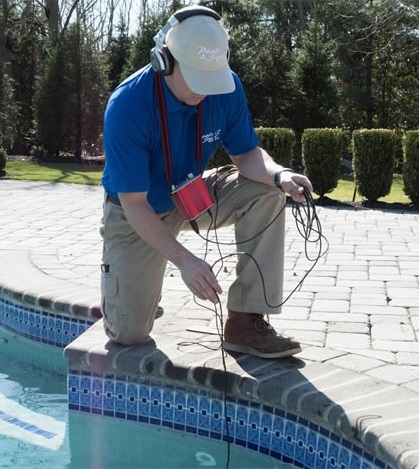 leaking swimming pool detection